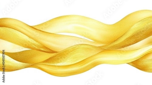 Wallpaper Mural Extra-wide abstract golden watercolor background, with sweeping brushstrokes and glowing gold hues, perfect for a rich, artistic look. Torontodigital.ca