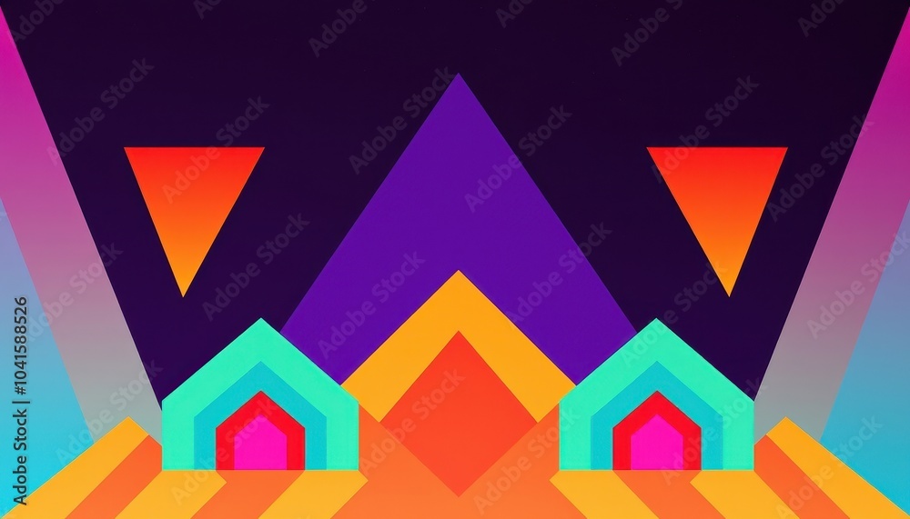 Vibrant Geometric Harmony A stunning array of shapes and colors intertwine, creating a captivating abstract composition that evokes energy and creativity in every corner. Vibrant Geometric Harmony A stunning array of shapes and colors intertwine, creating a captivating abstract composition that evokes energy and creativity in every corner.