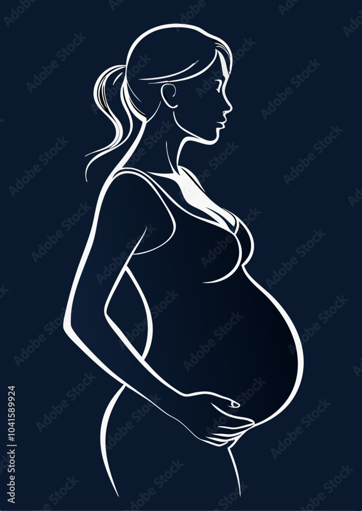 Warmth and Care: Beautiful Vector Illustration of a Future Mom Full of Love and Happiness
Warmth and Care: Beautiful Vector Illustration of a Future Mom Full of Love and Happiness
