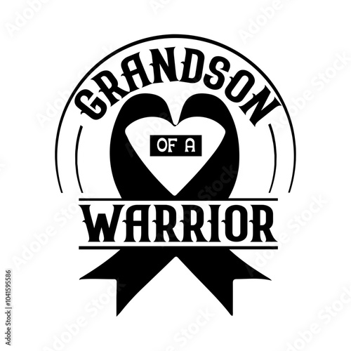 Grandson of a warrior Svg Design