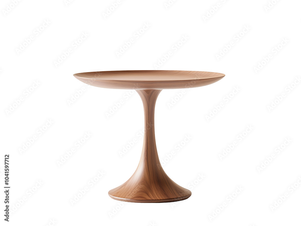 a round wooden table with a pedestal a round wooden table with a pedestal