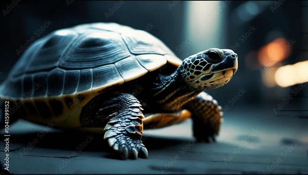 Obraz premium turtle on the rocks