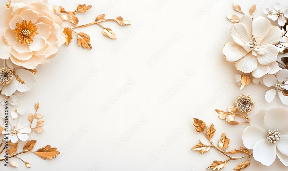 generation AI,_A_flower_frame_with_some_gold._elegant_luxurious generation AI,_A_flower_frame_with_some_gold._elegant_luxurious