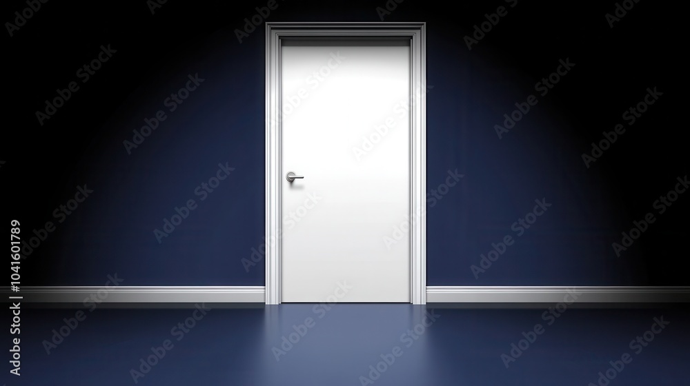 Open door leading to a bright, new world, symbolizing a fresh start Open door leading to a bright, new world, symbolizing a fresh start