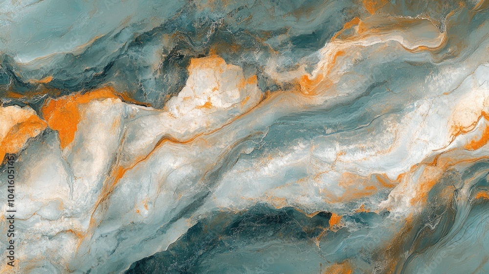 Naklejka premium High resolution oil painting showcasing natural marble texture featuring glossy and rustic finishes suitable for digital wall and floor tiles including granite slab and ceramic tile designs