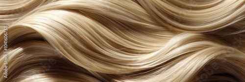 Abstract wavy pattern of blonde hair. Light and airy texture.