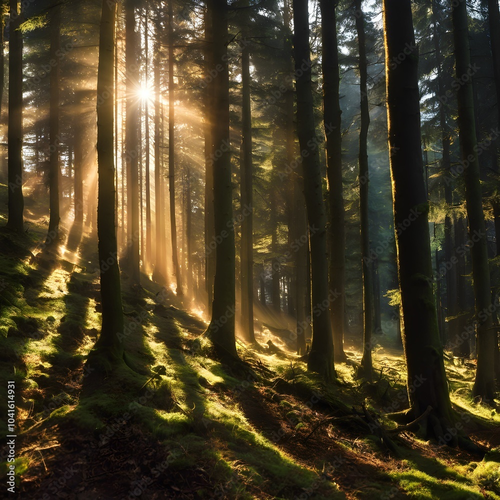 Whispers of Light in the Black Forest Whispers of Light in the Black Forest