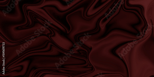 Red and black surface background oil liquid stone ceramic tile marble tiles light wave paint texture smooth shiny cloth fabric background.	
