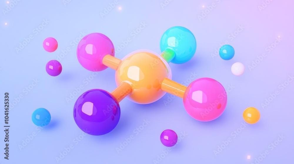 Magnified model of a water molecule showcasing hydrogen and oxygen atoms illustrating atomic structure molecular bonds and colorful particle representation in chemistry and physics research Magnified model of a water molecule showcasing hydrogen and oxygen atoms illustrating atomic structure molecular bonds and colorful particle representation in chemistry and physics research
