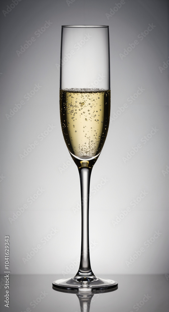 Elegant Champagne Flute Isolated on Transparent Background: Perfect for Luxury Events and Celebrations Elegant Champagne Flute Isolated on Transparent Background: Perfect for Luxury Events and Celebrations