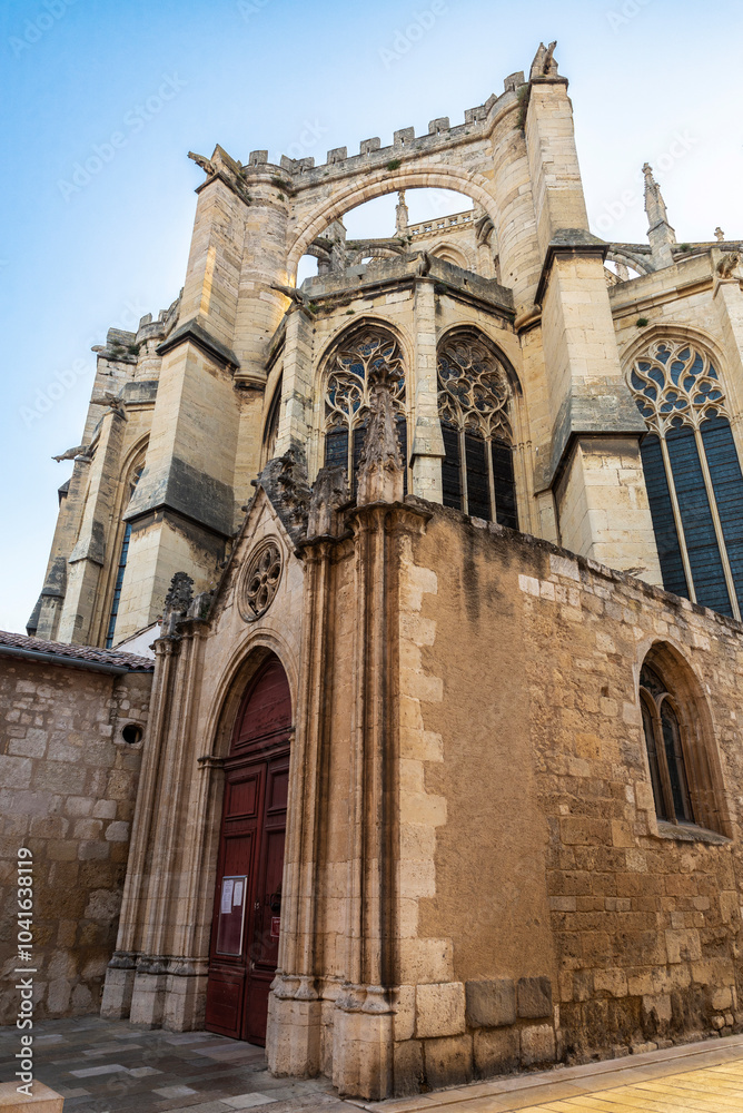 Cathedral of Narbona in Narbonne, Occitanie, France Cathedral of Narbona in Narbonne, Occitanie, France