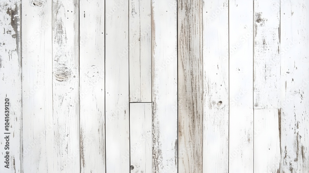 Minimalist White Wooden Plank Background with Soft Shadows Providing Natural Copy Space Minimalist White Wooden Plank Background with Soft Shadows Providing Natural Copy Space