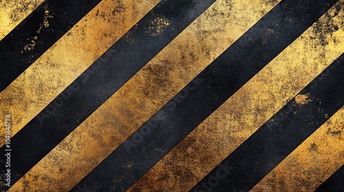 Striking Black and Gold Stripe Background Design