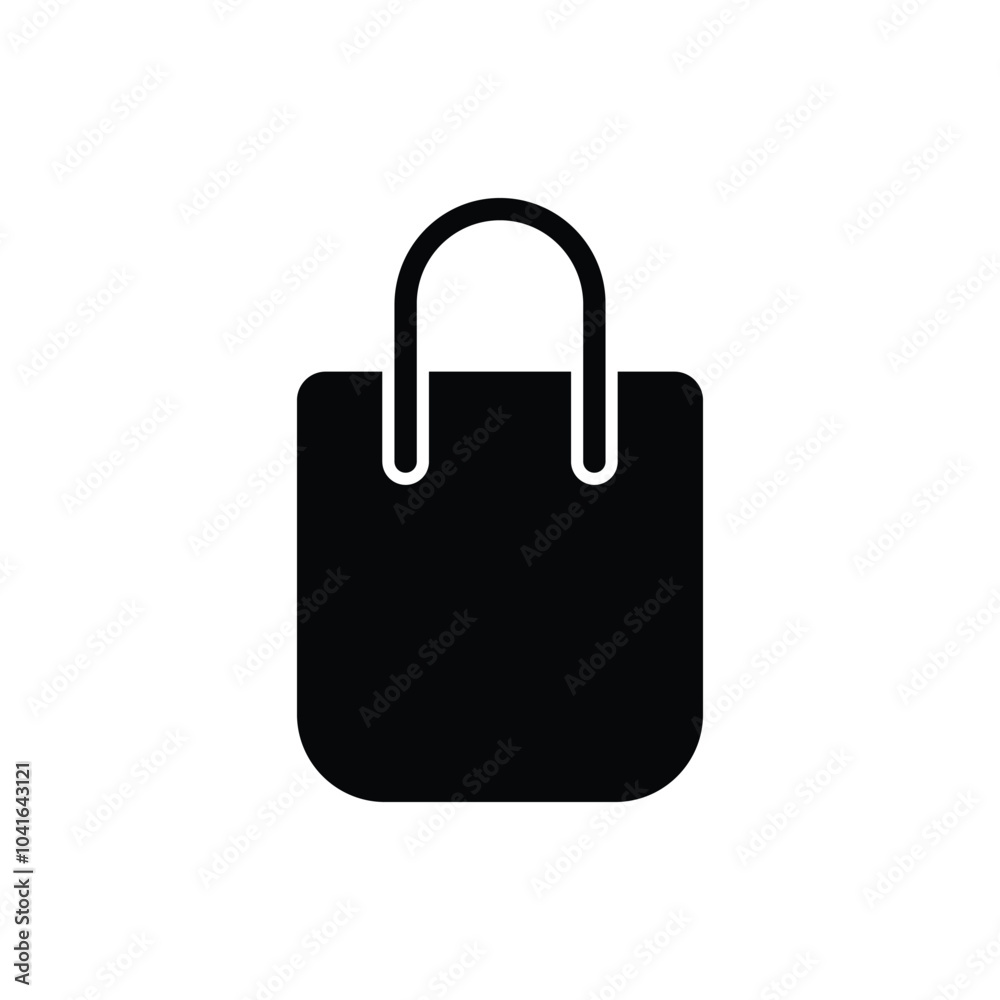 Tote bag icon logo design template isolated illustration Tote bag icon logo design template isolated illustration