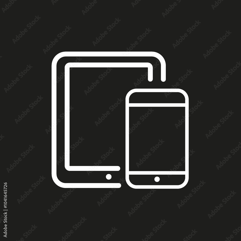 Flat illustration. White TV icon on a black background. The concept of electronic devices. Suitable for social networks, icons, screensavers and as a template. Flat illustration. White TV icon on a black background. The concept of electronic devices. Suitable for social networks, icons, screensavers and as a template.