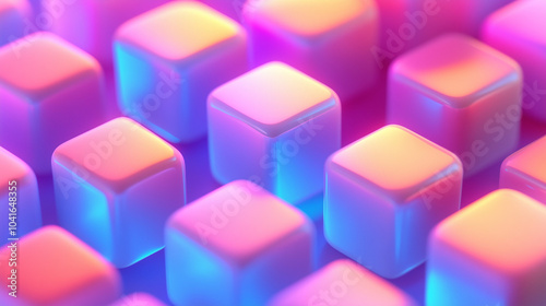 abstract background of cubes