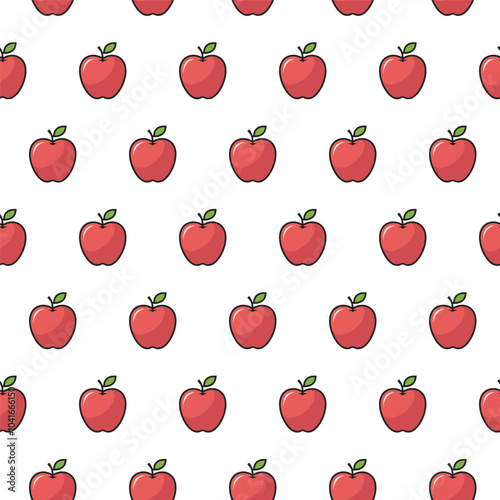 apple seamless vector pattern design