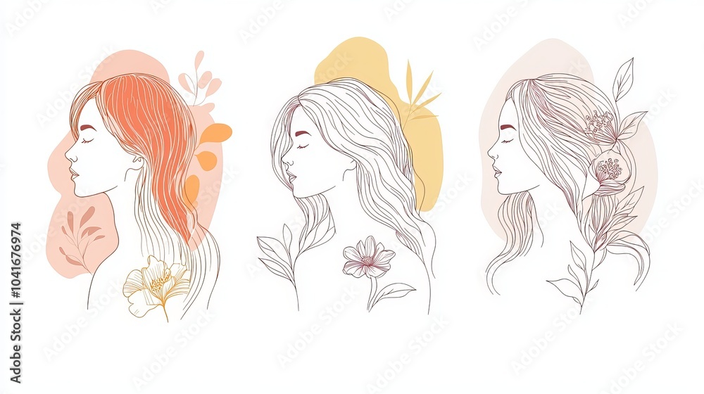 Woman face in single line art style. Continuous one line portrait. Continuous line art Woman face. Elegant minimalistic portrait for prints, tattoos, posters, textiles, postcards. Vector illustration
Woman face in single line art style. Continuous one line portrait. Continuous line art Woman face. Elegant minimalistic portrait for prints, tattoos, posters, textiles, postcards. Vector illustration