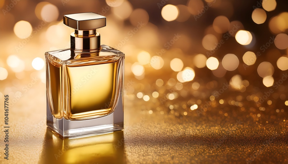 Golden Elegance: The Allure of a Luxurious Perfume Bottle Golden Elegance: The Allure of a Luxurious Perfume Bottle