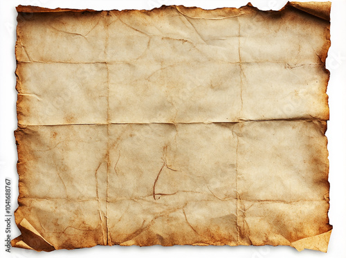 Vintage texture old paper background isolated on white	