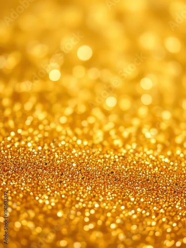 Glittery gold glitter background bright background wallpaper holiday background glitter dust particle Ultra realistic 