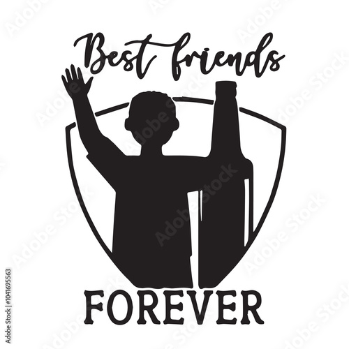 best friends forever logo inspirational positive quotes, motivational, typography, lettering design