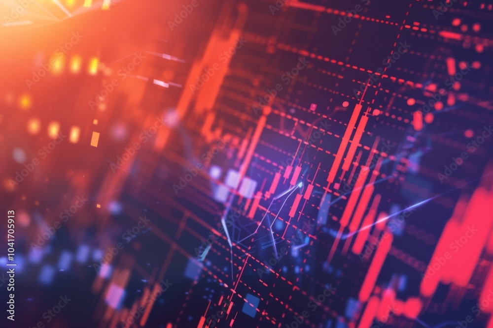 Modern abstract background with a focus on finance and economic exchange, showcasing technology and trade aspects. Modern abstract background with a focus on finance and economic exchange, showcasing technology and trade aspects.