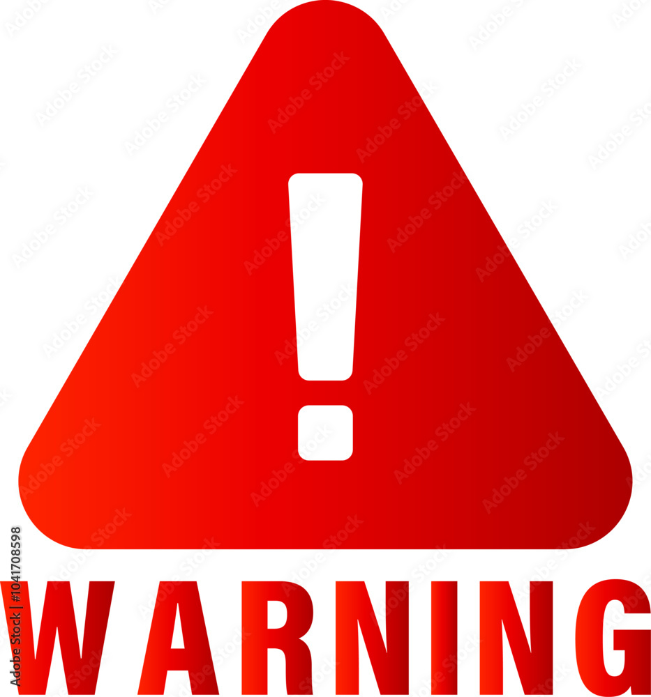 Warning alert message red sign vector illustration design Warning alert message red sign vector illustration design
