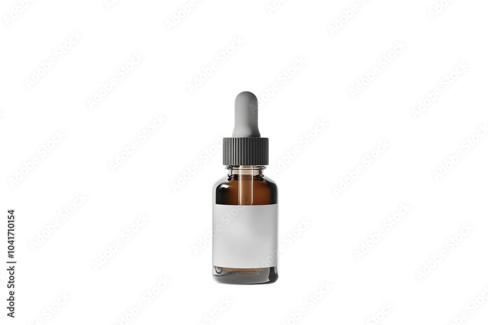 Realistic Dropper bottle on white background Realistic Dropper bottle on white background