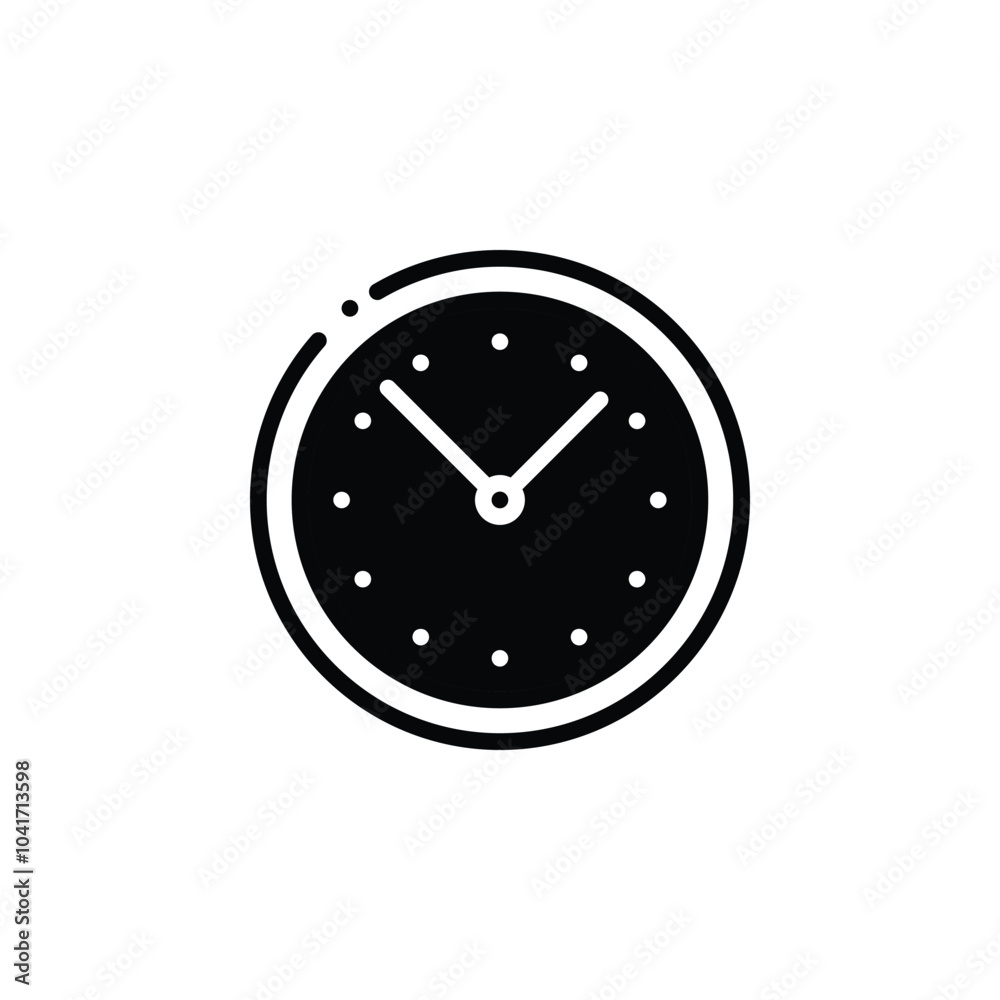 Clock icon Vector. Time icon vector. watch icon symbol Clock icon Vector. Time icon vector. watch icon symbol