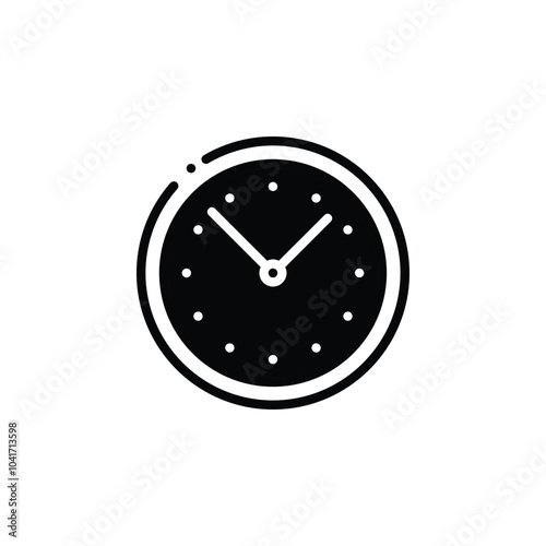 Clock icon Vector. Time icon vector. watch icon symbol