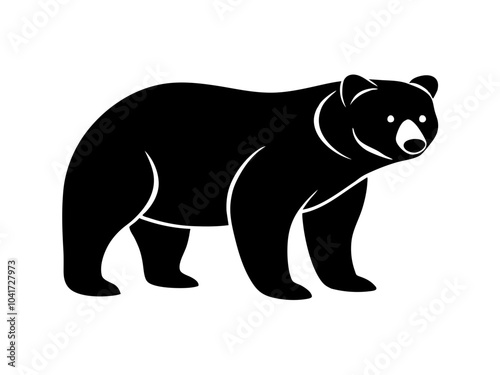 bear silhouette vector