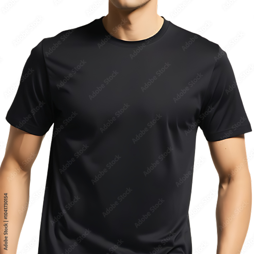 Perfect casual men's black t-shirt mockup. smooth t-shirt front and back, Shirt Mock Perfect casual men's black t-shirt mockup. smooth t-shirt front and back, Shirt Mock