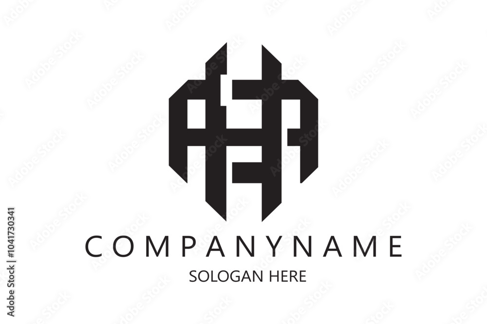 Fototapeta premium Modern AM Logo Design for business and company identity. Creative AM letter logo Design