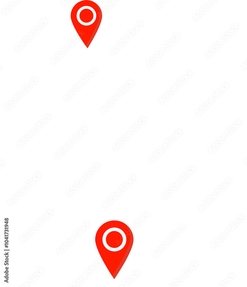 Fototapeta premium Map location navigation illustration