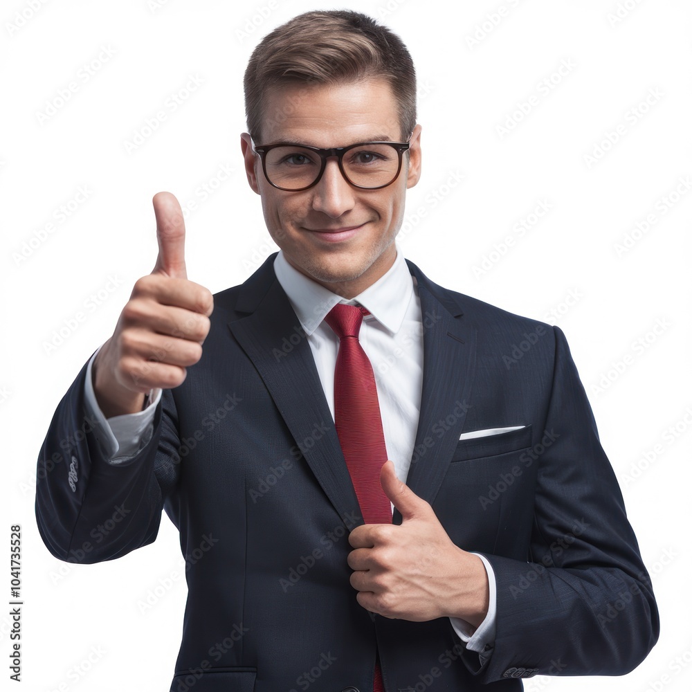 Portrait of happy businessman isolated on white background Portrait of happy businessman isolated on white background