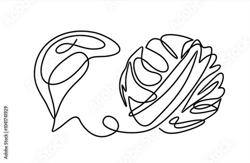 Chaos and brain, abstract minimalist concept vector illustration. Metaphor of disorganized difficult problem mess with single continuous tangle thread in need of unraveling, found solution.	