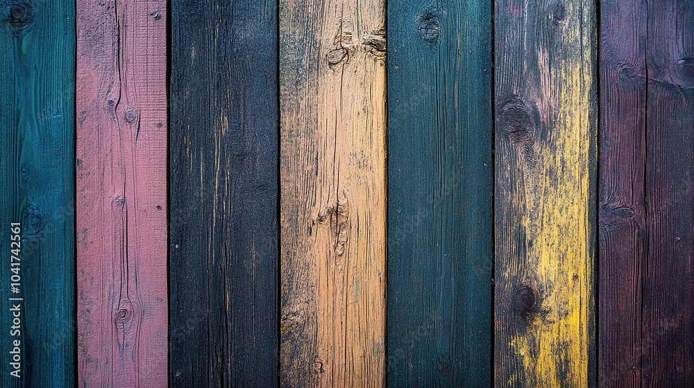 Vibrant Wood Panel Background for Creative Projects
