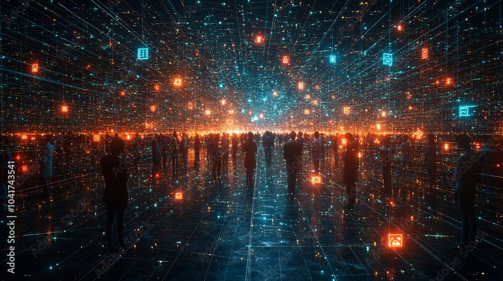 Digital Connections and User Profiles in Virtual Space