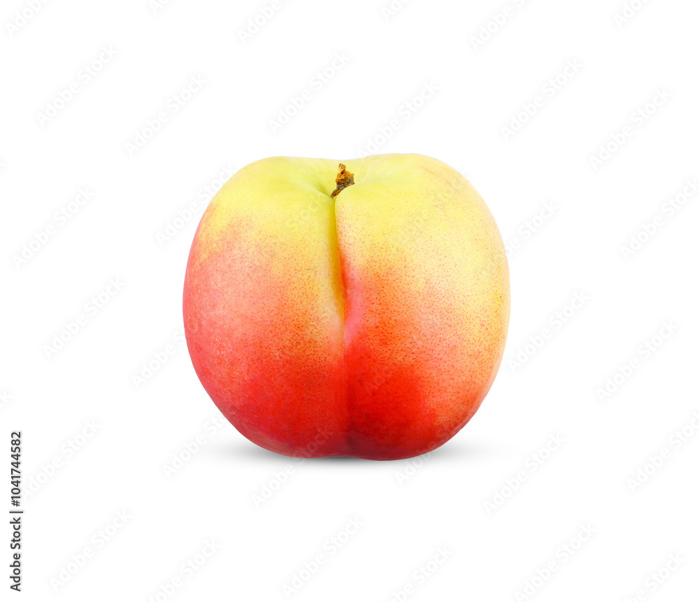 Nectarine fruit isolated on white background. Nectarine fruit isolated on white background.