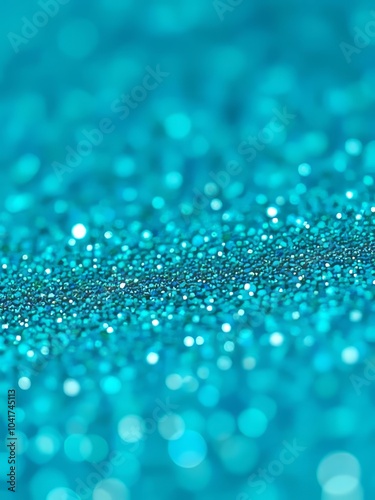 Abstract blue green glitter background glitter dust particle Ultra realistic 