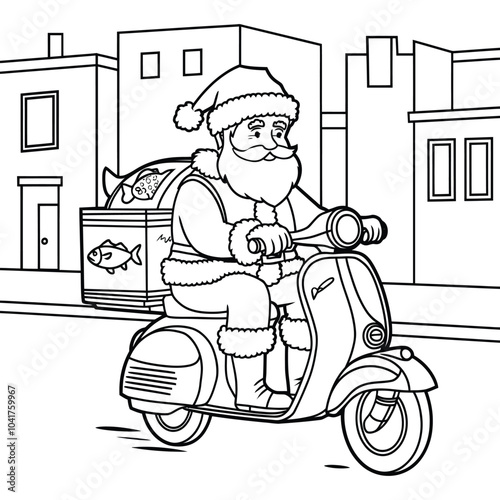 person riding scooter