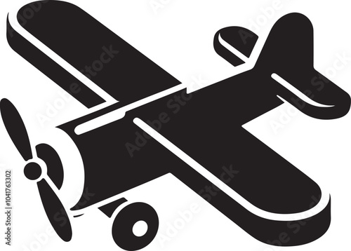 Airplane silhouette vector collection. black airplane icon set