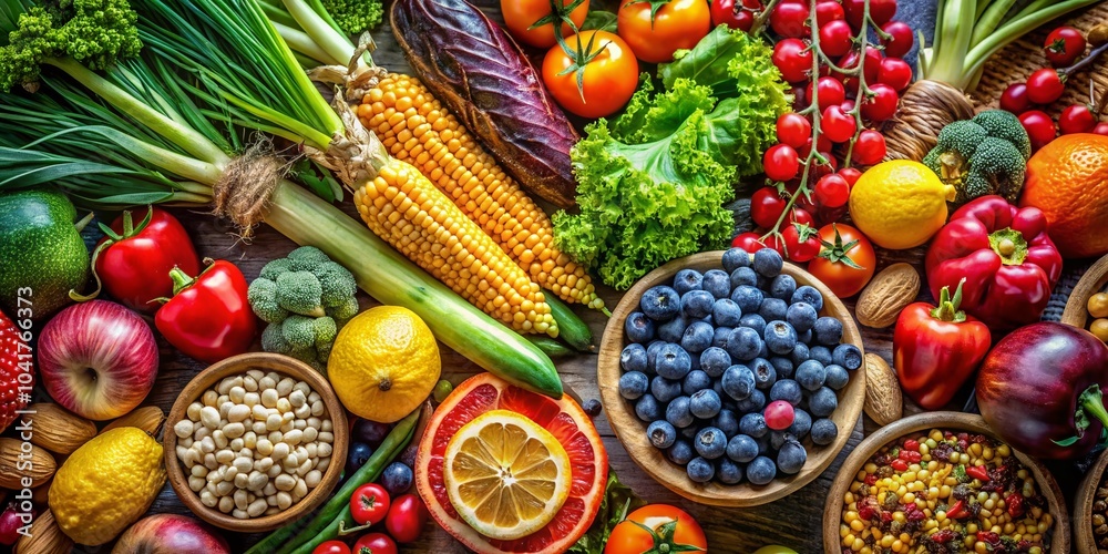 Blessed Food: A Macro Photography Exploration of Nature's Bounty and Culinary Delights for Food Lovers and Health