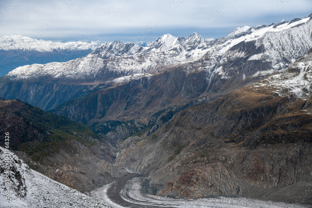 Le grand glacier d’Aletsch Le grand glacier d’Aletsch