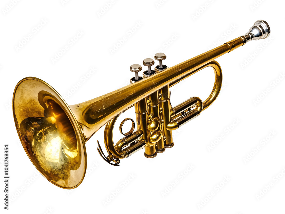 a close up of a trumpet