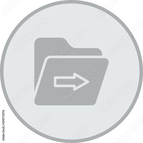 Folder Move Icon Design