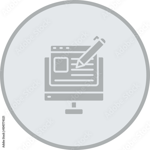 Blogging Icon Design