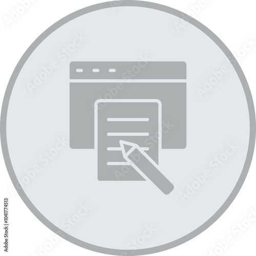 Copywriter Icon Design