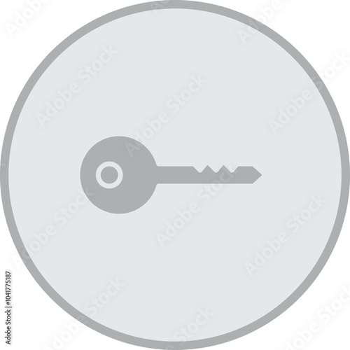 Door Key Icon Design